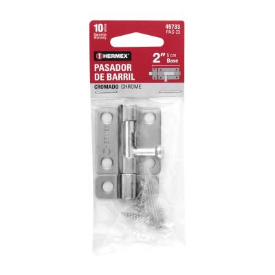 PASADOR DE BARRIL DE ACERO CROMO 2 HERMEX (45733)